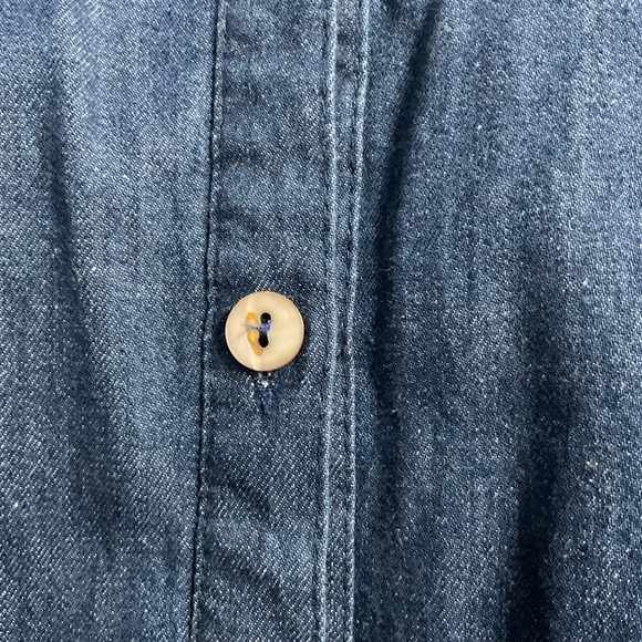 POL Blue Denim Dress Sleeveless Size L - Picture 5 of 6